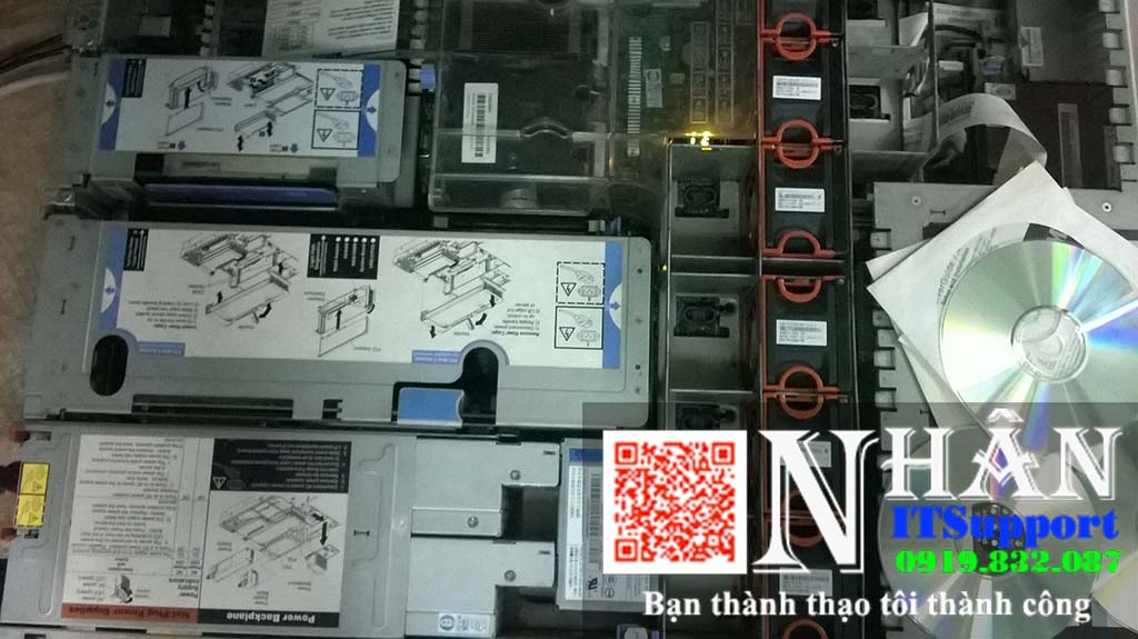 Cài đặt Server IBM Tại Phòng Tin Học Công An Cần Thơ