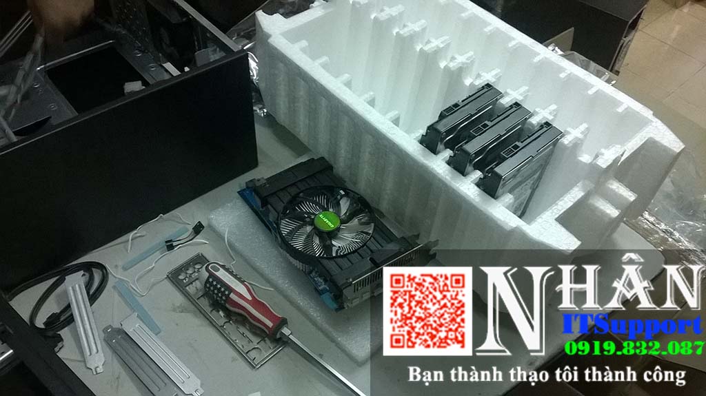 Ráp 35 bộ máy tại Đại Học Cần Thơ Khu 3