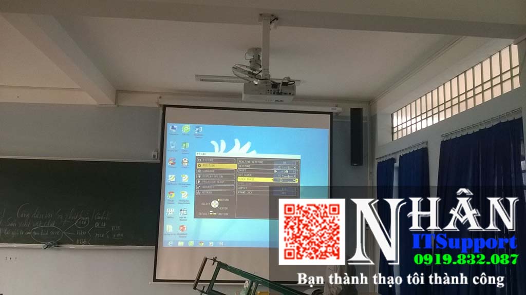 Hệ thống máy chiếu tại Trường Thực Hành Sư Phạm Cần Thơ