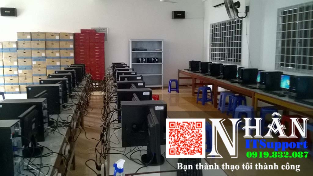Hệ thống phòng máy Trường Đại Học Công Nghệ Cần Thơ