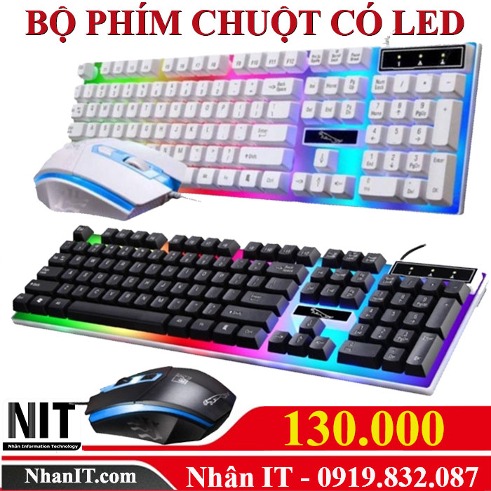 Bộ phím chuột có đèn Led