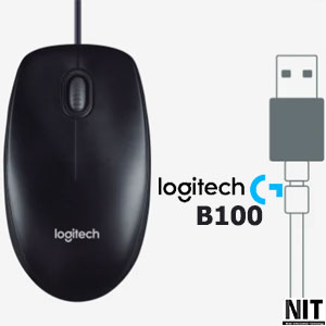 Chuột có dây Logitech B100
