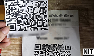 Cửa hàng mất tiền vì bị dán đè mã QR